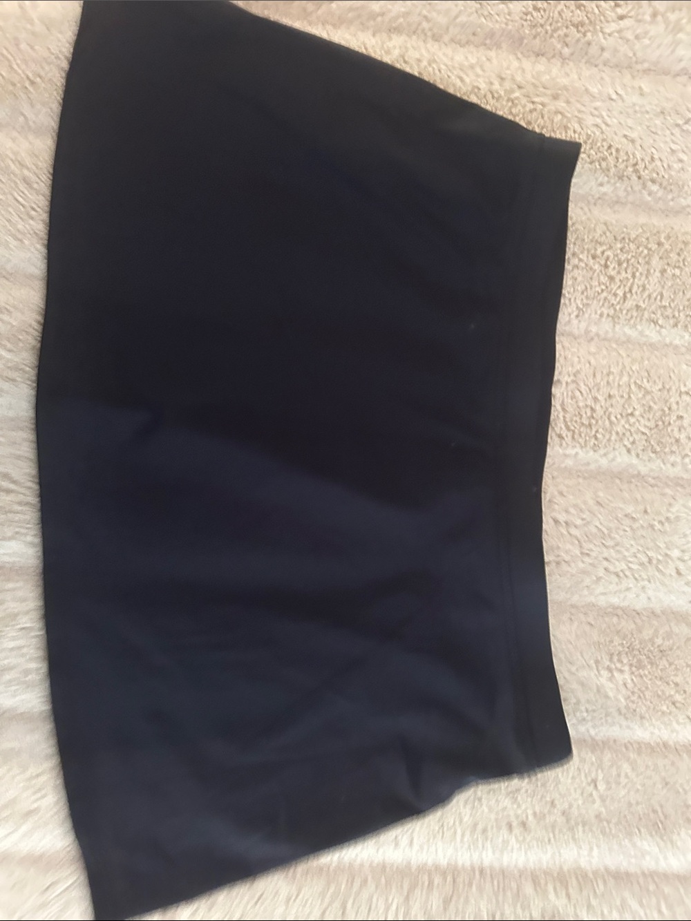 Anne Cole Black Swim Coverup Mini Skirt